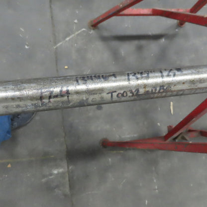 1-1/2" OD Carbon Steel Solid Bar Stock 160" OAL Red Paint