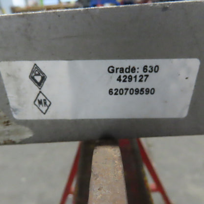 2" x 6"  Stainless Steel Rectangle Flat Bar Stock Grade 630 17-4  90" OAL