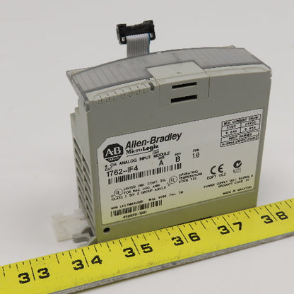 Allen Bradley 1762-IF4 4 Point Analog Input Relay Module FRN 1.0