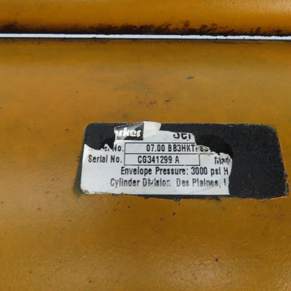 Parker 07.00BB3HKTFS39AC7.000 Hydraulic Cylinder 7" Stroke 7" Bore 3-1/2" ROD