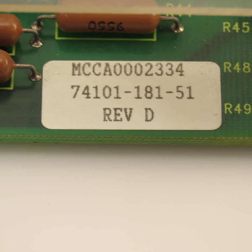 Allen Bradley 74101-181-51 MCCA0002334 Rev D Circuit Board