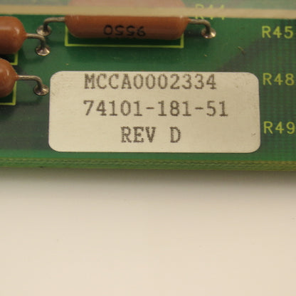 Allen Bradley 74101-181-51 MCCA0002334 Rev D Circuit Board