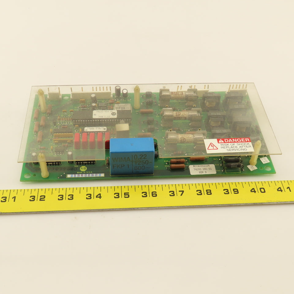 Allen Bradley 74101-181-51 MCCA0002334 Rev D Circuit Board