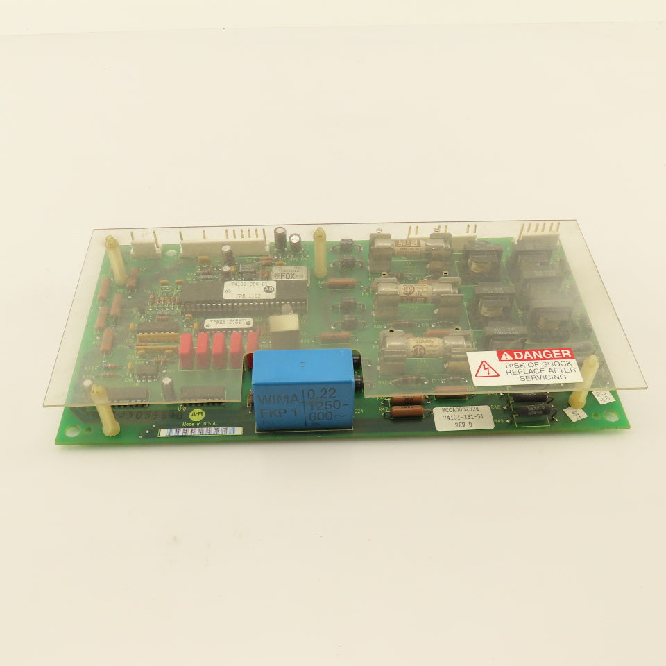 Allen Bradley 74101-181-51 MCCA0002334 Rev D Circuit Board
