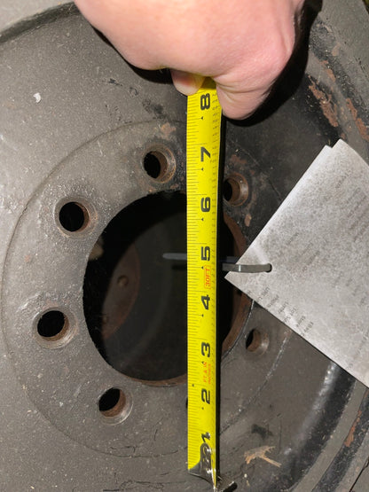 Caterpiler 18x7x12.1 Forklift Tire & Wheel 8 Bolt From Model EP20KT Lot of 2