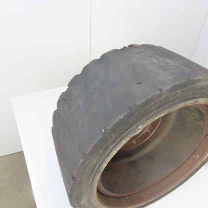 Caterpiler 18x7x12.1 Forklift Tire & Wheel 8 Bolt From Model EP20KT Lot of 2