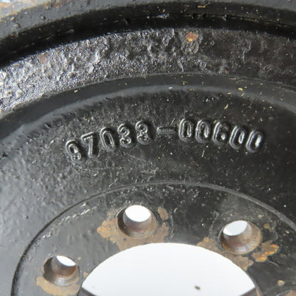 Caterpiler 18x7x12.1 Forklift Tire & Wheel 8 Bolt From Model EP20KT Lot of 2