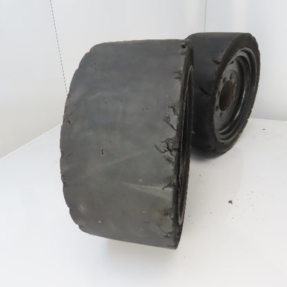 Caterpiler 18x7x12.1 Forklift Tire & Wheel 8 Bolt From Model EP20KT Lot of 2
