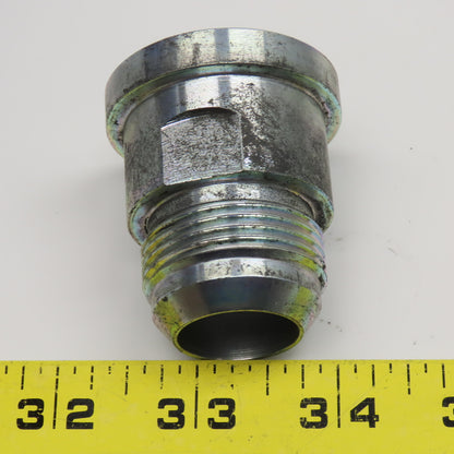 Eaton 1-3/4" SAE J518 Straight Flange x 1" Male JIC Flare Hydraulic Adaptor