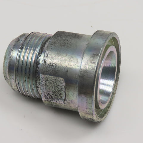 Eaton 1-3/4" SAE J518 Straight Flange x 1" Male JIC Flare Hydraulic Adaptor