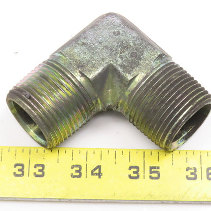 1" NPT x 1" NPT Hydraulic Elbow 90° Lot Of 4