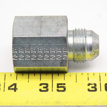 Eaton 1/2" JIC Male Flare x 1/2" Female Straight Adaptor Hydraulic Fitting