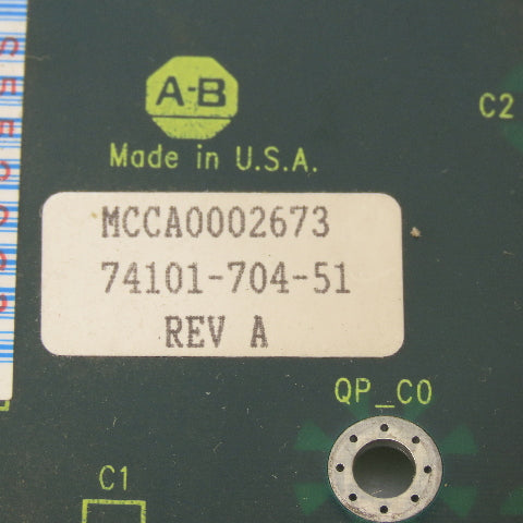 Allen Bradley 74101-704-51 Rev A Drive Inverter Snubber Board