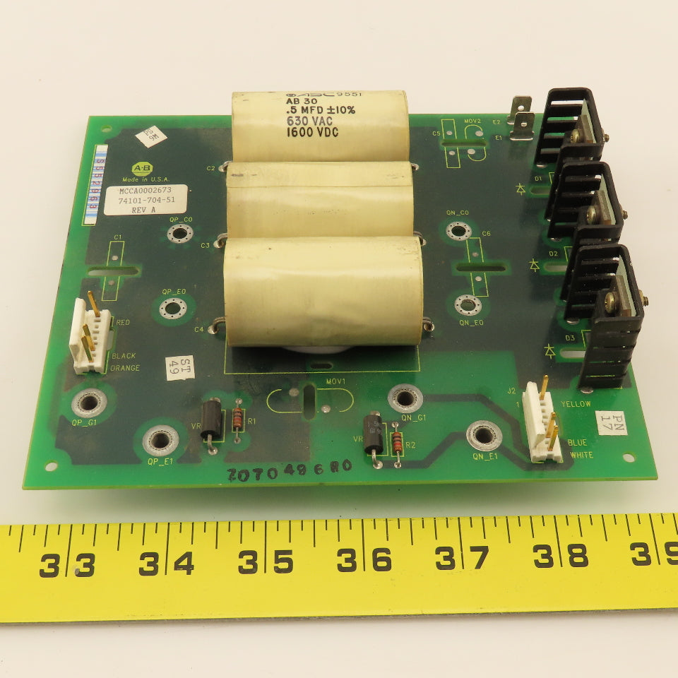 Allen Bradley 74101-704-51 Rev A Drive Inverter Snubber Board