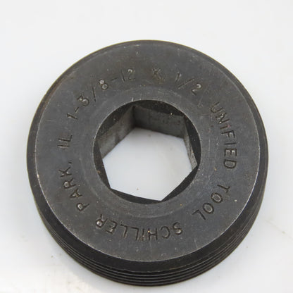 Unified Tool 1-3/8"-12 x 1/2" Threaded Insert Hex Drive