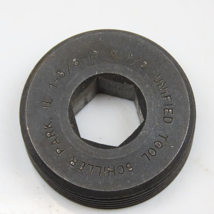 Unified Tool 1-3/8"-12 x 1/2" Threaded Insert Hex Drive