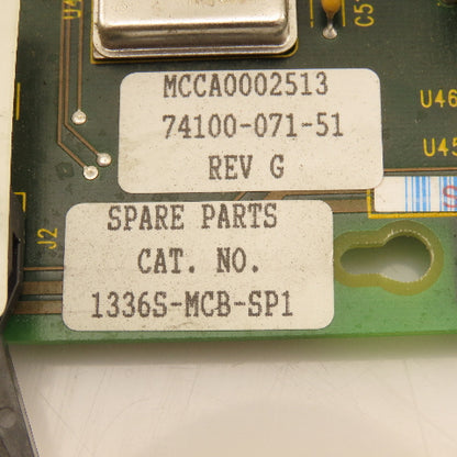 Allen Bradley 74100-071-51 Drive Contol Circuit Board