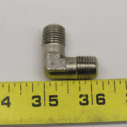 1/4"-19 BSPT  (-4) Stainless Steel Hydraulic Elbow 90-?