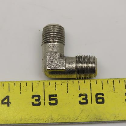 1/4"-19 BSPT  (-4) Stainless Steel Hydraulic Elbow 90-?