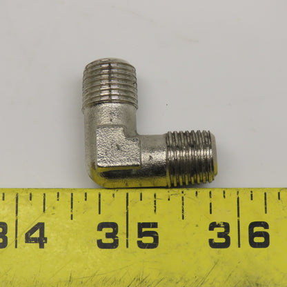 1/4"-19 BSPT  (-4) Stainless Steel Hydraulic Elbow 90-?
