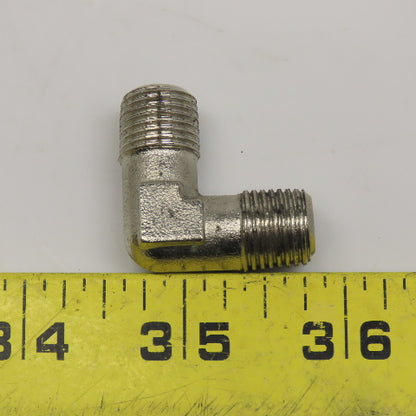 1/4"-19 BSPT  (-4) Stainless Steel Hydraulic Elbow 90-?