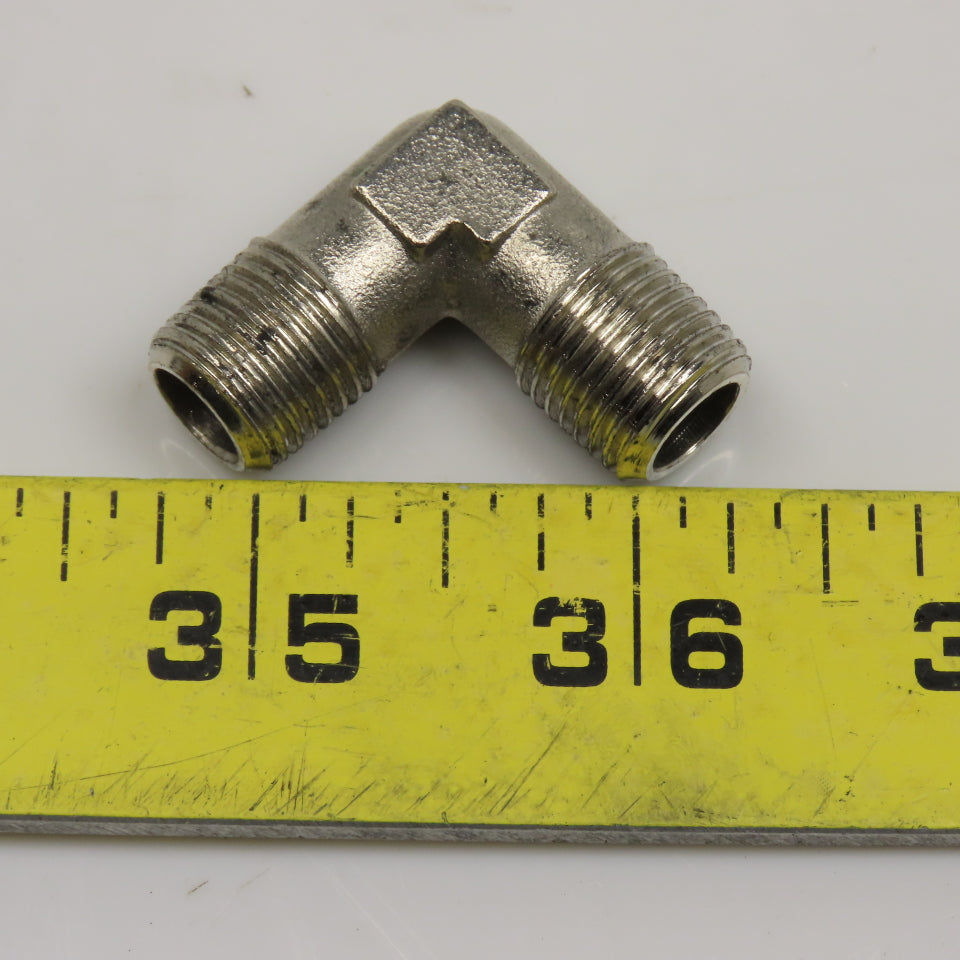 1/4"-19 BSPT  (-4) Stainless Steel Hydraulic Elbow 90-?