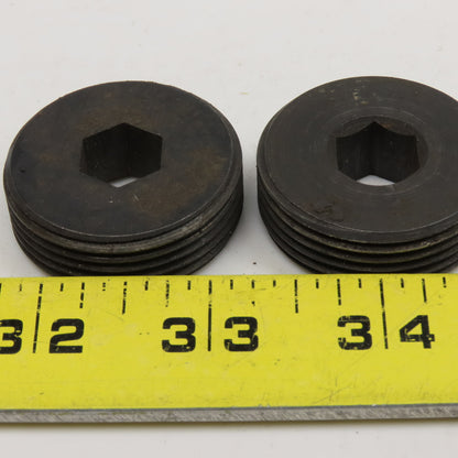 1-1/2" x 1/2" Threaded Insert Spacer Lot Of 2