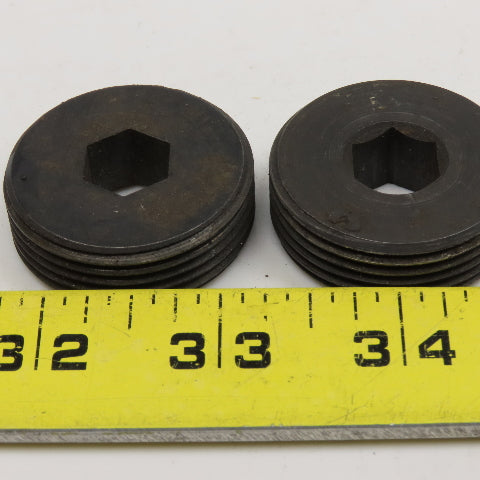 1-1/2" x 1/2" Threaded Insert Spacer Lot Of 2