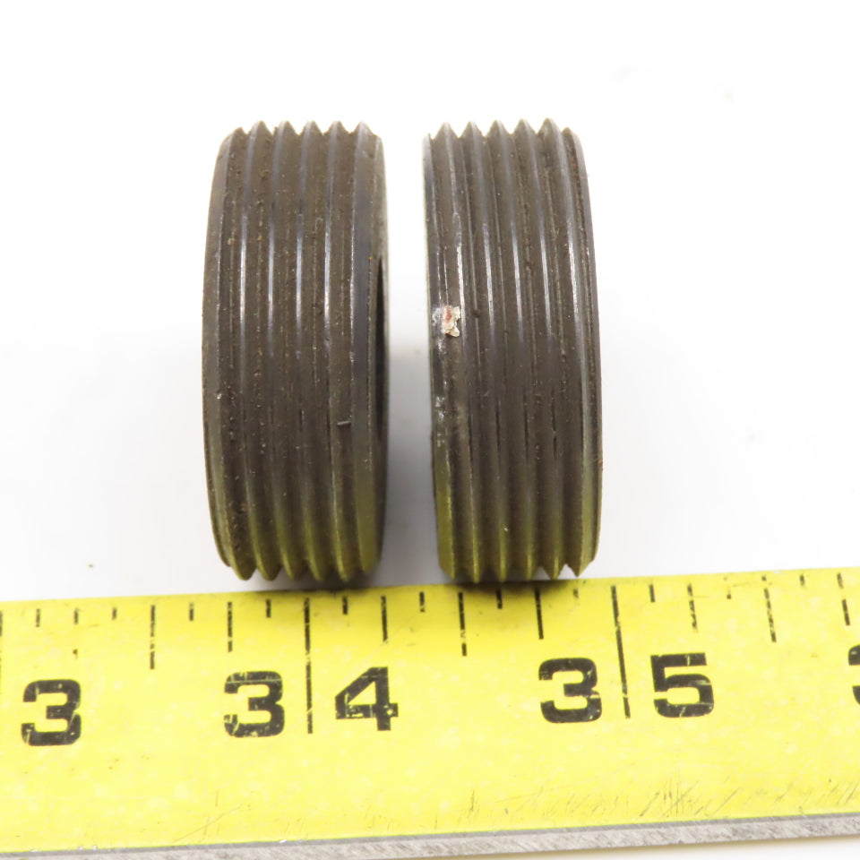 1-1/2" x 1/2" Threaded Insert Spacer Lot Of 2