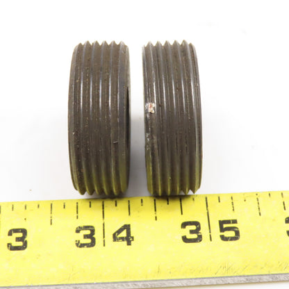 1-1/2" x 1/2" Threaded Insert Spacer Lot Of 2