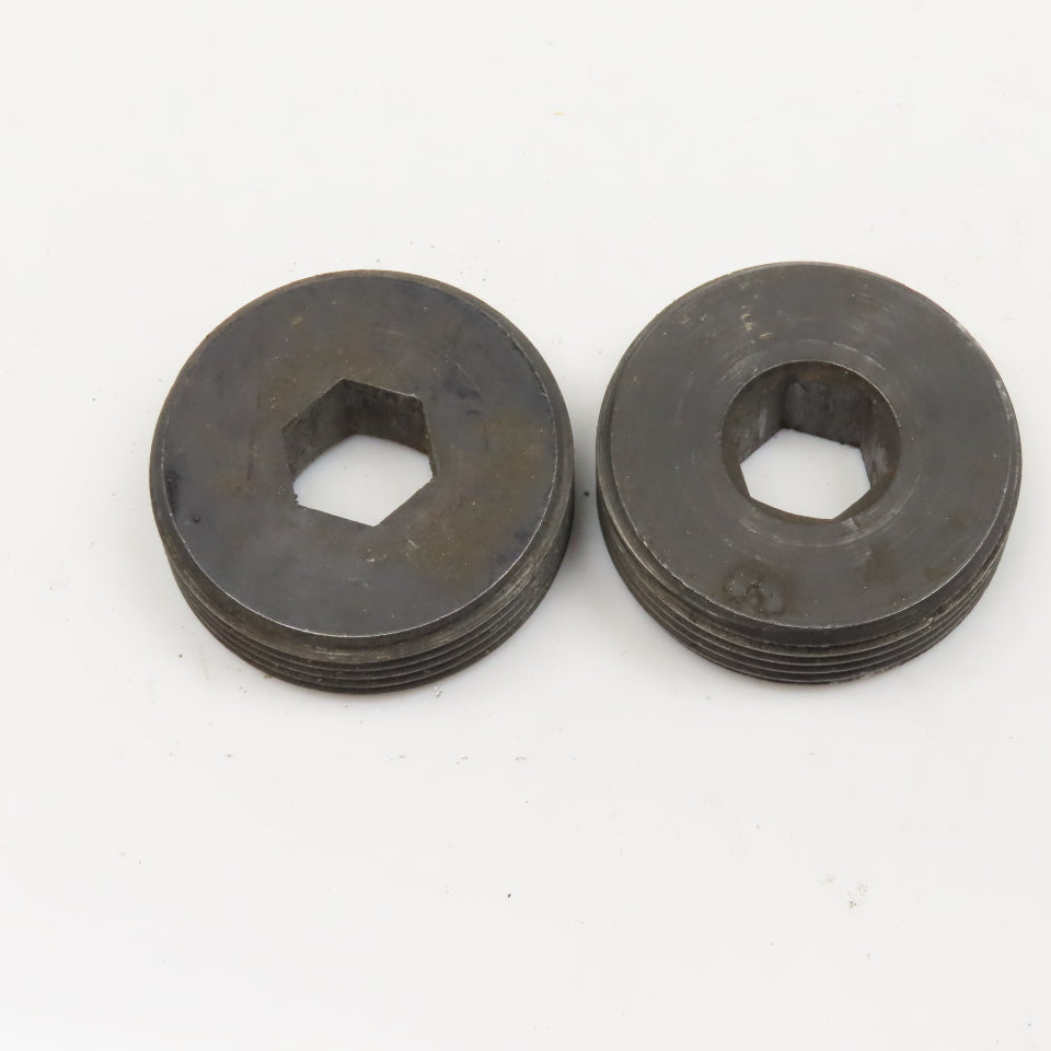 1-1/2" x 1/2" Threaded Insert Spacer Lot Of 2