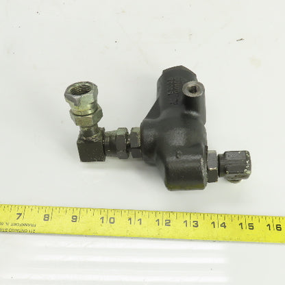 Caterpillar 59038-00100-U7 Adjustable Hydraulic Flow Valve From A Model EP20KT