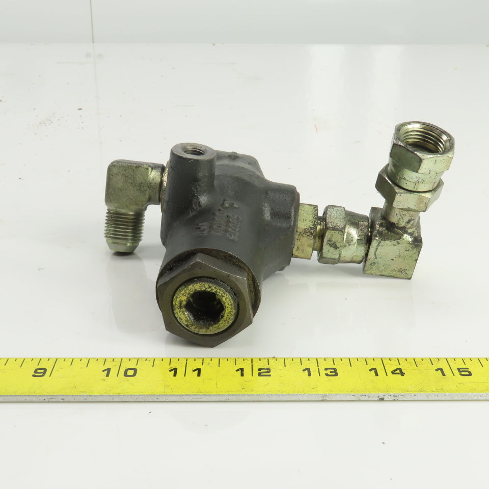 Caterpillar 59038-00100-U7 Adjustable Hydraulic Flow Valve From A Model EP20KT