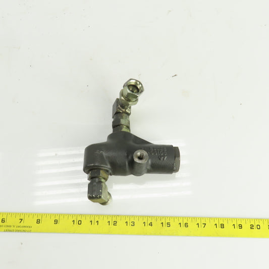 Caterpillar 59038-00100-U7 Adjustable Hydraulic Flow Valve From A Model EP20KT