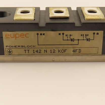 Eupec TT142N12K0F Thyristor Power Block 4FD