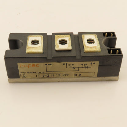 Eupec TT142N12K0F Thyristor Power Block 4FD