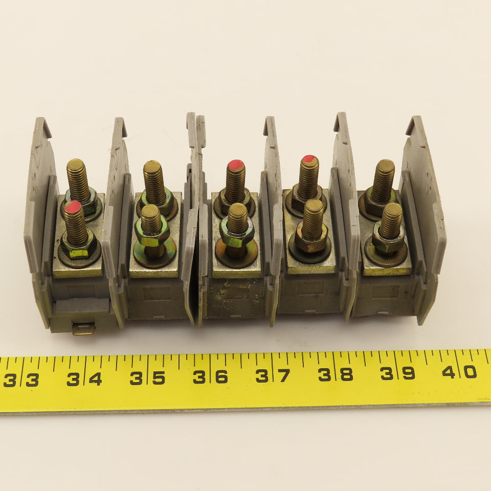 Entrelec 5143-M70/31FF High Current Rail Power Terminal 600V 200A Lot of 5