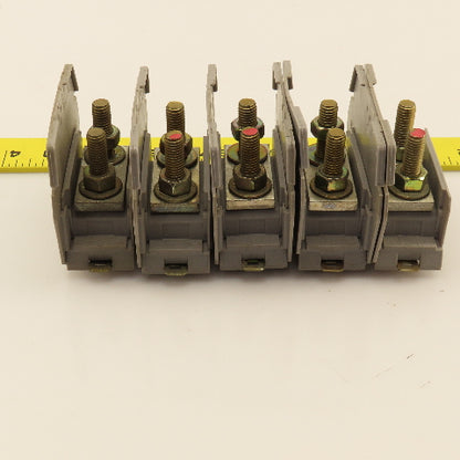 Entrelec 5143-M70/31FF High Current Rail Power Terminal 600V 200A Lot of 5