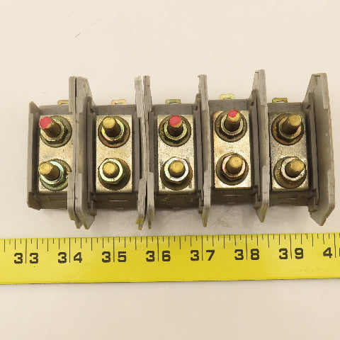 Entrelec 5143-M70/31FF High Current Rail Power Terminal 600V 200A Lot of 5