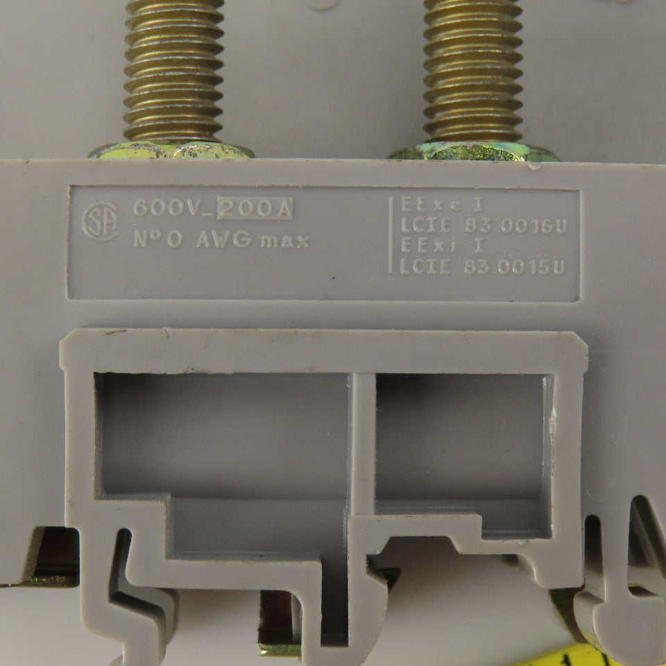 Entrelec 5143-M70/31FF High Current Rail Power Terminal 600V 200A Lot of 5