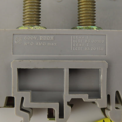 Entrelec 5143-M70/31FF High Current Rail Power Terminal 600V 200A Lot of 5