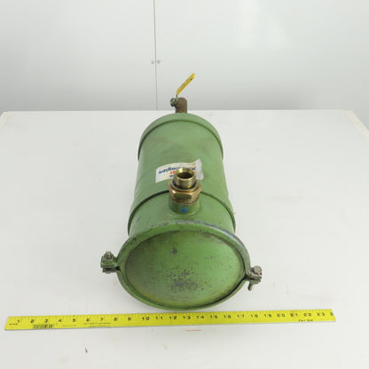 Hydraulic Filter Housing  1-1/4"NPT Inlet/Outlet 1/2"Npt Valve Outlet