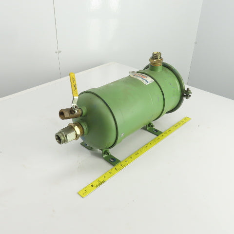Hydraulic Filter Housing  1-1/4"NPT Inlet/Outlet 1/2"Npt Valve Outlet