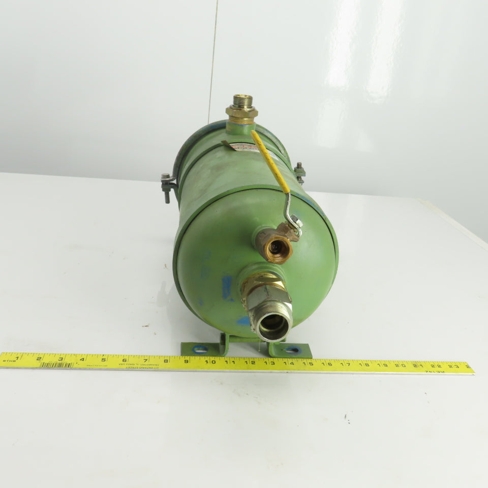 Hydraulic Filter Housing  1-1/4"NPT Inlet/Outlet 1/2"Npt Valve Outlet