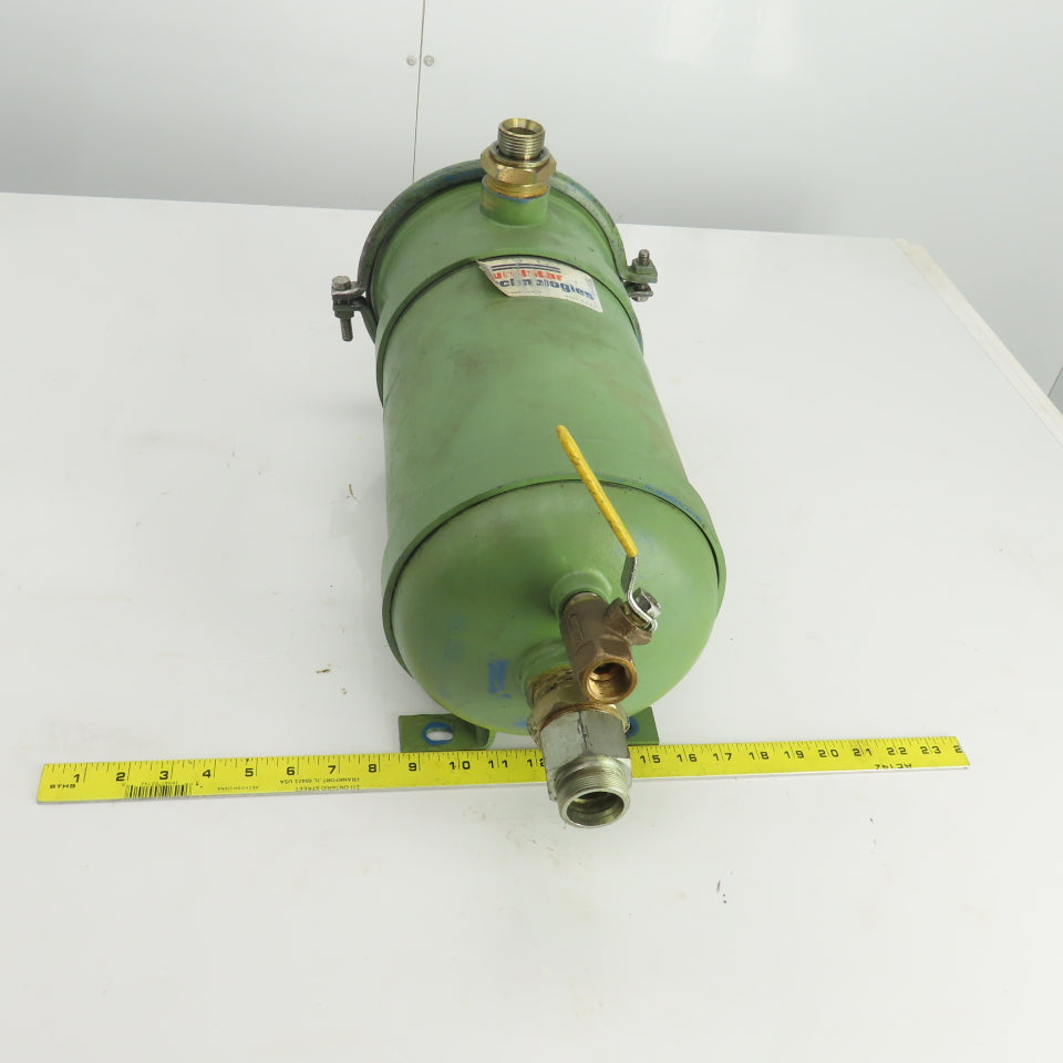 Hydraulic Filter Housing  1-1/4"NPT Inlet/Outlet 1/2"Npt Valve Outlet