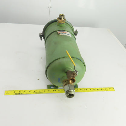 Hydraulic Filter Housing  1-1/4"NPT Inlet/Outlet 1/2"Npt Valve Outlet
