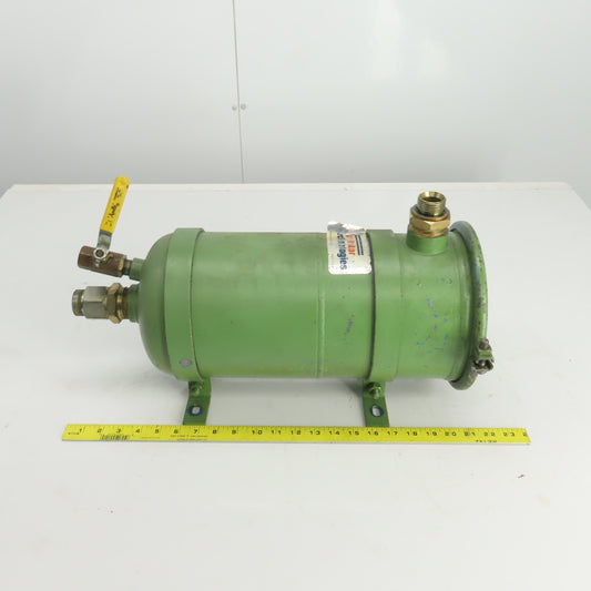 Hydraulic Filter Housing  1-1/4"NPT Inlet/Outlet 1/2"Npt Valve Outlet