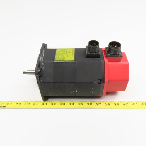 Fanuc A06B-0313-B005 127V 3Ph 8 Pole 3000RPM AC Servo Motor Pulse Coder