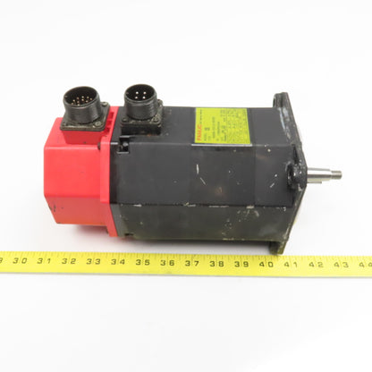 Fanuc A06B-0313-B005 127V 3Ph 8 Pole 3000RPM AC Servo Motor Pulse Coder