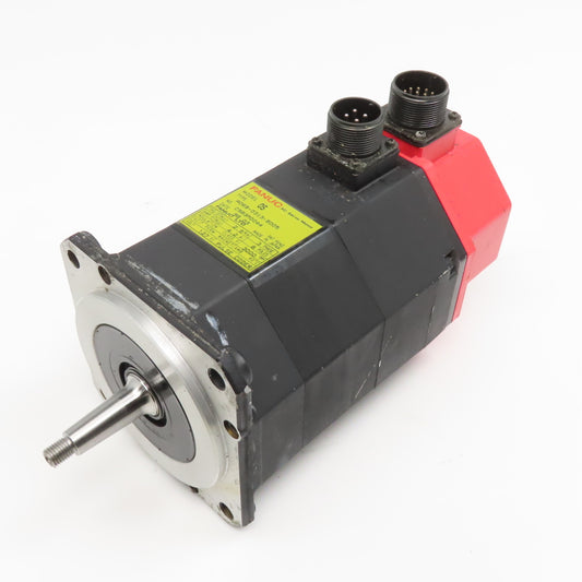Fanuc A06B-0313-B005 127V 3Ph 8 Pole 3000RPM AC Servo Motor Pulse Coder